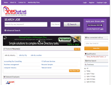 Tablet Screenshot of jobshunt.net